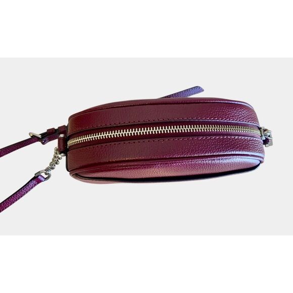 NWT MICHAEL MICHAEL KORS Leather Crossbody, Jet Set Charm Small Pebbled - Picture 9 of 12